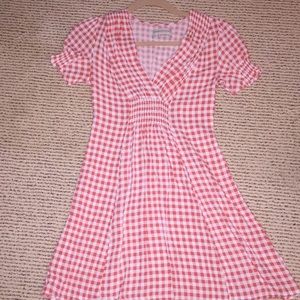 Pink Gingham Urban Outfitters Dress